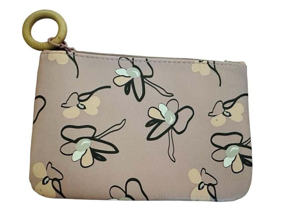 Ipsy Glam Bag Floral Lavender Cosmetic Bag